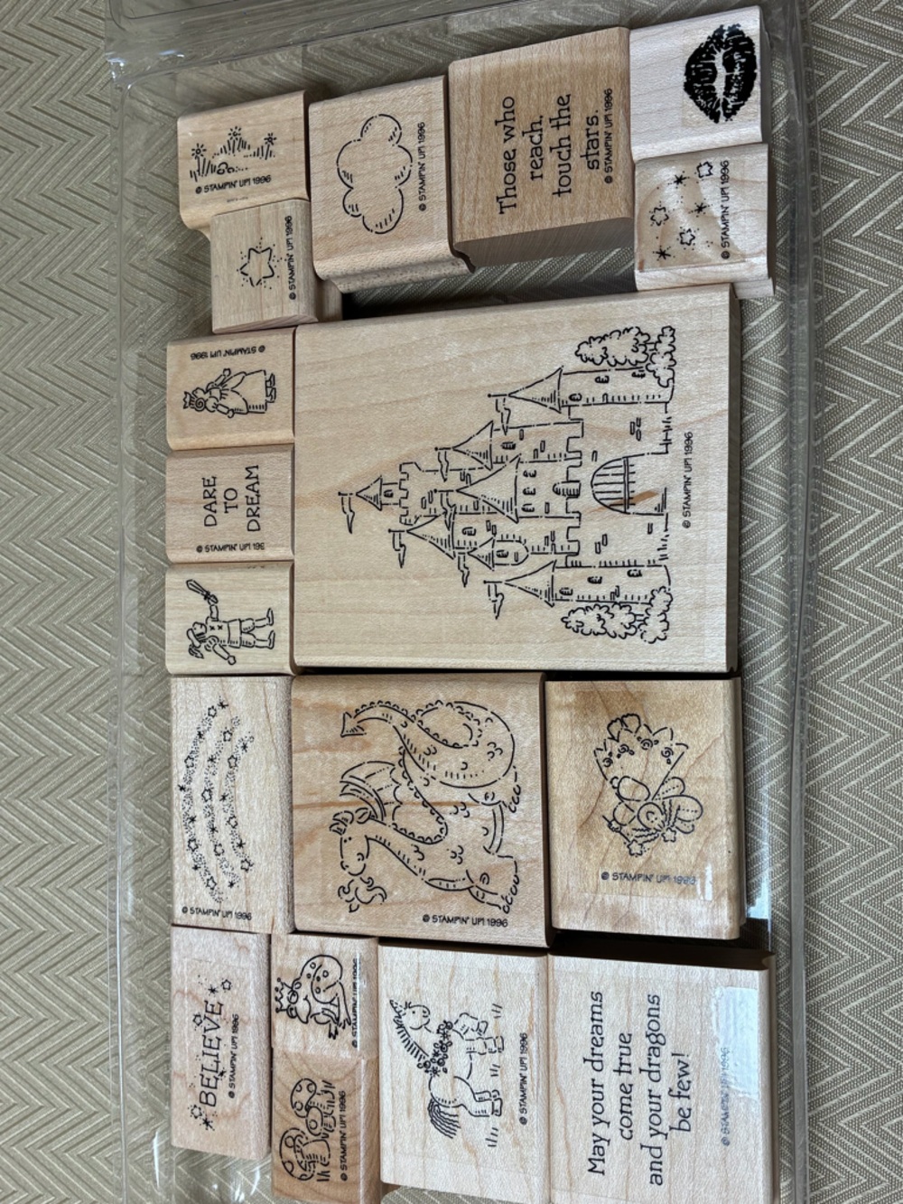 Stampin' Up! “Dreams & Dragons” 18 piece Stamp Set -